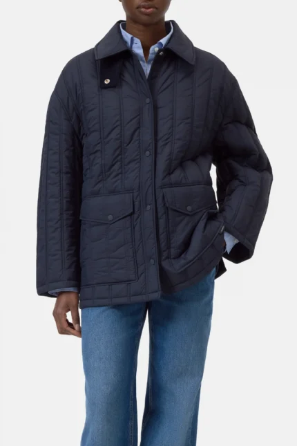 Padded jacket made of recycled nylon d