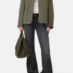 Quilted jacket made of recycled nylon s