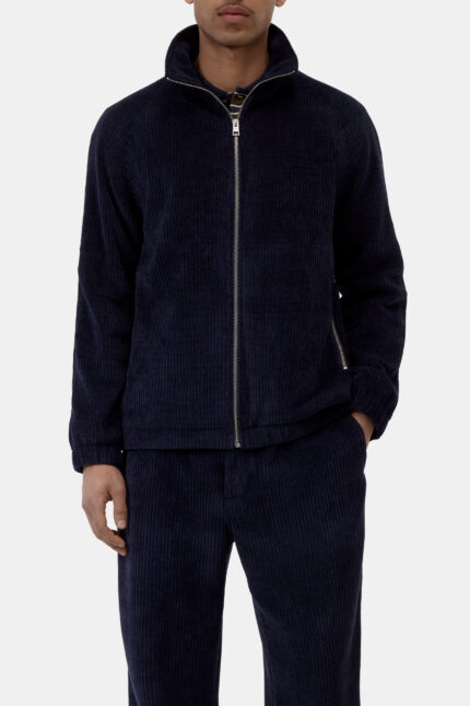 Rib Fleece Track Jacket d