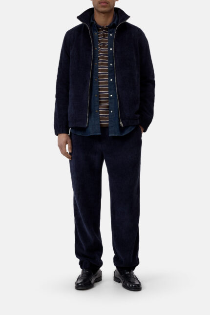 Rib Fleece Track Jacket