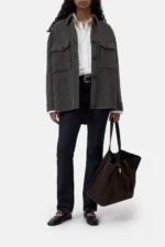 Wool Blend Shirt Jacket