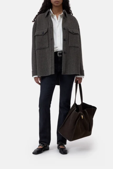 Wool Blend Shirt Jacket